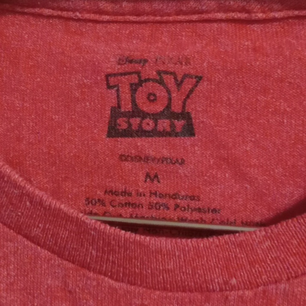 Mens Med T shirt Red Pizza planet Toy Story costume - Picture 3 of 3